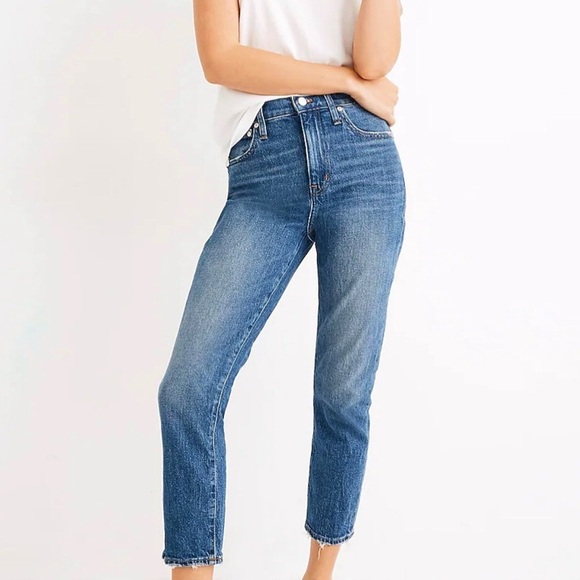 The High-Rise Slim Crop Boyjean size 23 - Picture 1 of 6